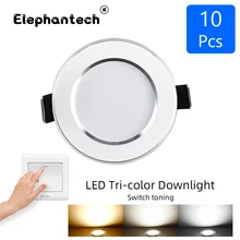 

10pcs/lot Led Downlight 220v Ceiling Light 5W 9W 12W Recessed Down light Round Led Panel Light 15W Spotlight Indoor Lighting