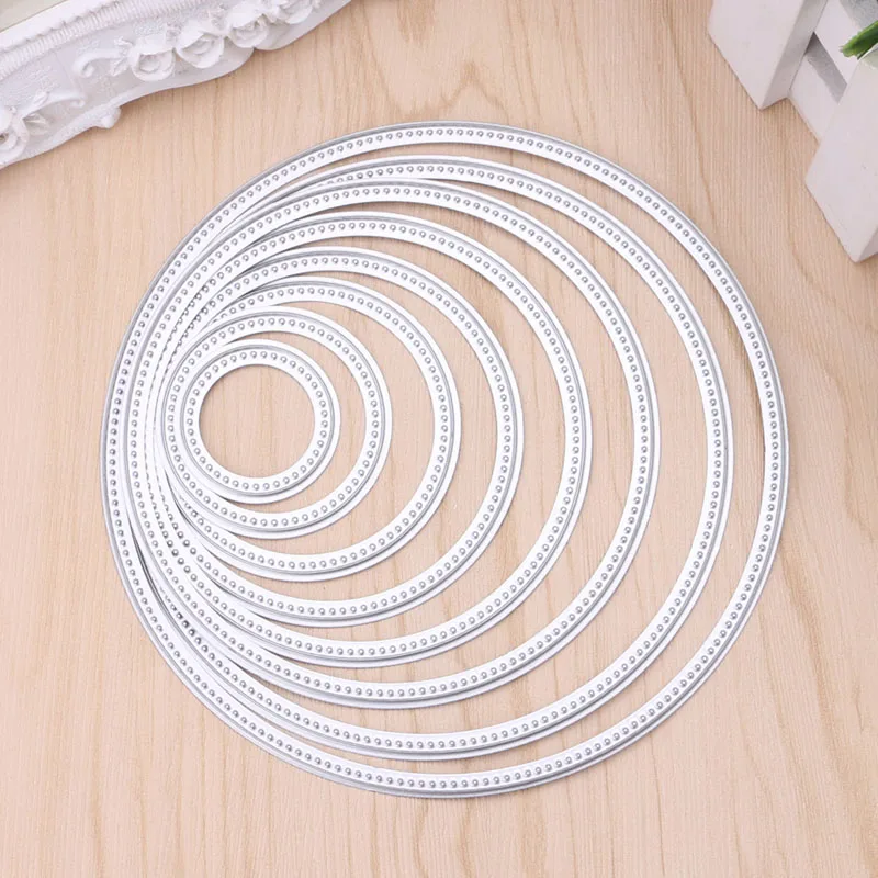 

Circle Round Metal Cutting Dies Stencils DIY Scrapbooking Embossing Decor Craft