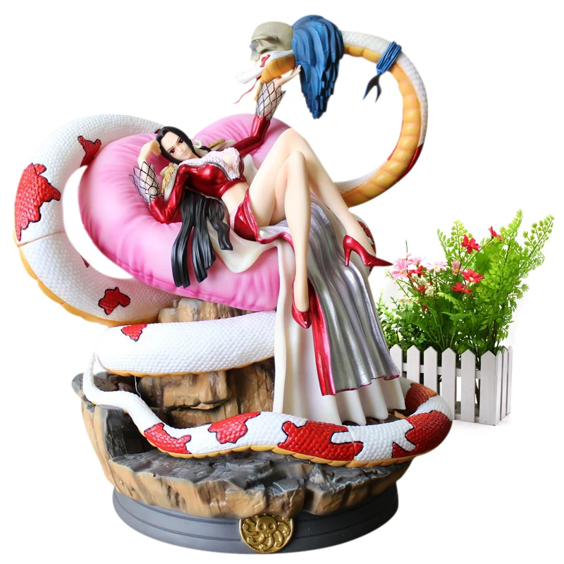 35 см аниме one piece GK Боа Хэнкок ПВХ фигурка большая Коллекционная модель подарок игрушка для детей