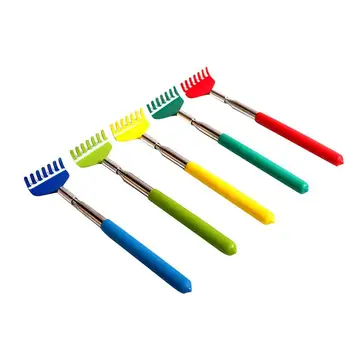 

5pcs Back Scratcher Flexible Practical Delicate Home Stainless Steel Massager Back Scratcher Scratch Tool Claw Scratcher
