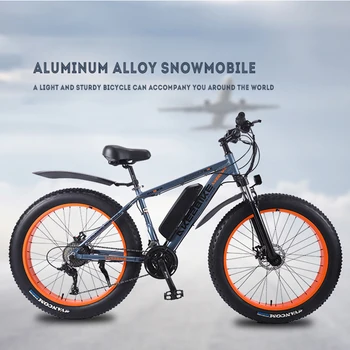 

Electric Bike 26 Inch Electric Snow Bike Beach Snowmobile 13Ah Lithium Battery eBike Aluminum alloy 27 speed Electric Bicycle