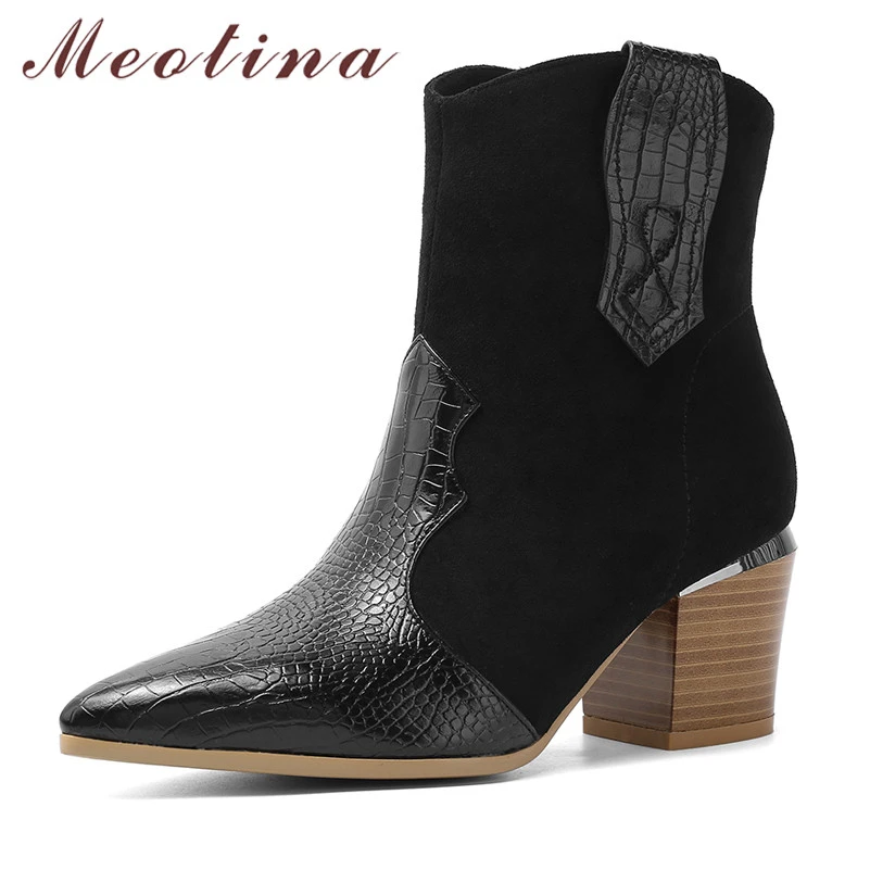 heeled western boots
