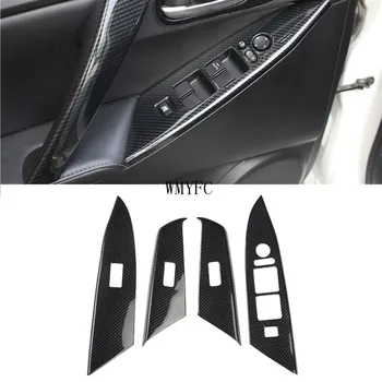

Car Inner Window Lifter Panel Refitting Protection Cover Trim Sticker Fit for Mazda 3 Sedan BL / Axela 2009-2013 Accessiories