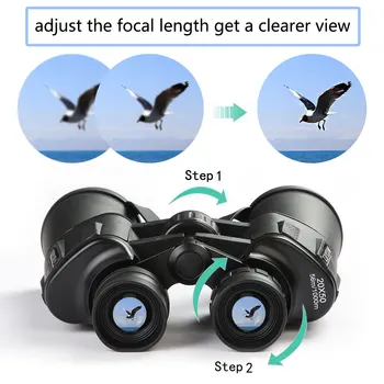 

Powerful Binoculars HD High power 20X50 telescope night vision for for Bird Watching Travel Hunting Daily waterproof Outdoor