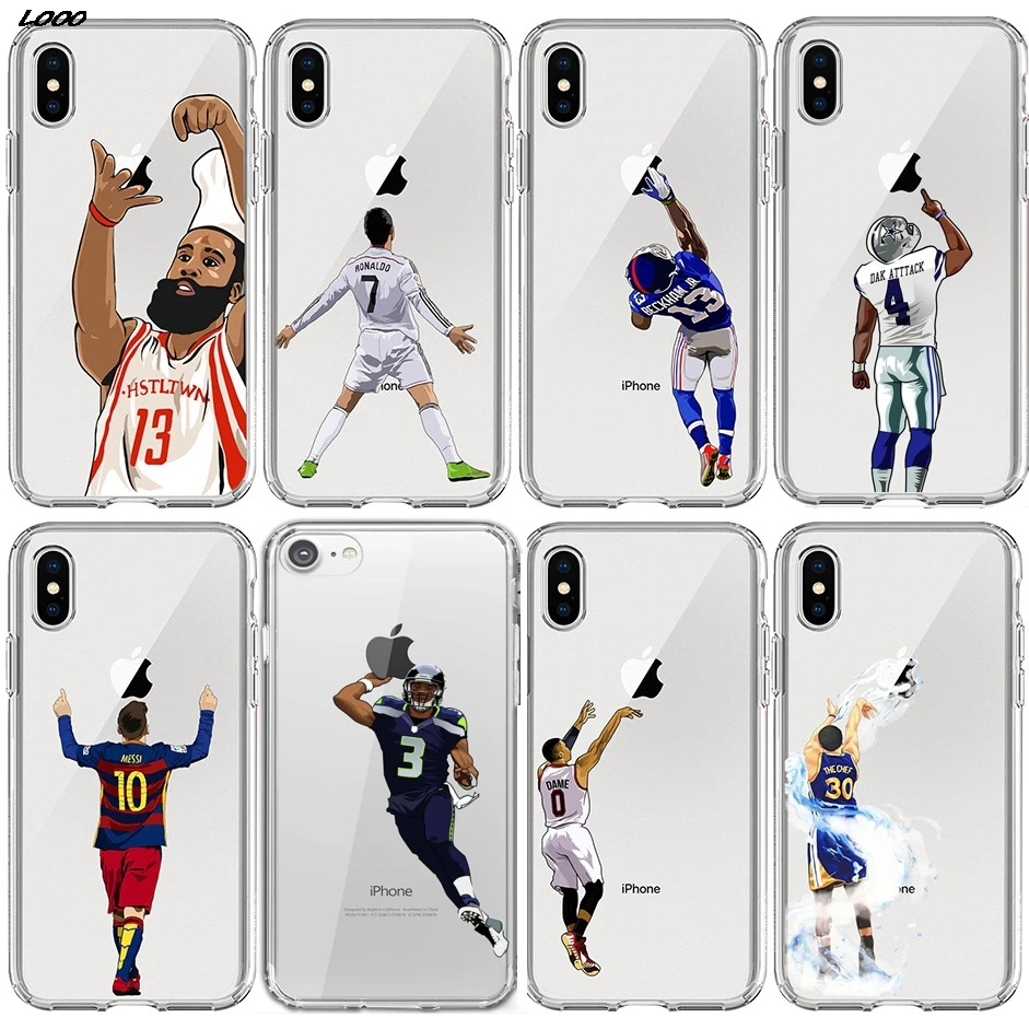 Чехол из ТПУ для iPhone11 pro max 6 6s 7 8 Plus X XS Max XR CR Aertemisi Stephen Curry Derrick Rose basketball Carmelo Anthony |