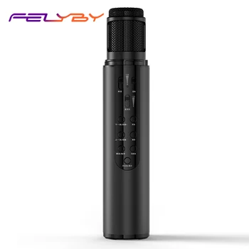 

FELYBY K1 mobile phone wireless Bluetooth microphone handheld ktv home dynamic karaoke independent speaker microphone