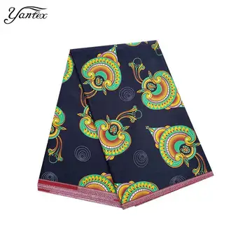 

YANTEX 100% Polyester African Wax Prints Fabric 6 Yards/Piece New Fashion 100% Polyester Ankara Wax Prints Fabric 6 Yards/Piece