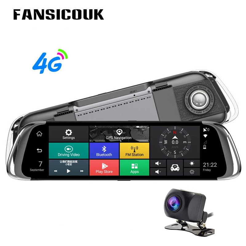 10'' 1080P Rearview Mirror Camera ADAS 4G Android WiFi Dual Lens Car DVR Video Recorder GPS Remote Monitor Dash Camera 787S 10'' 1080P Rearview Mirror Camera ADAS 4G Android WiFi Dual Lens Car DVR Video Recorder GPS Remote Monitor Dash Camera 787S