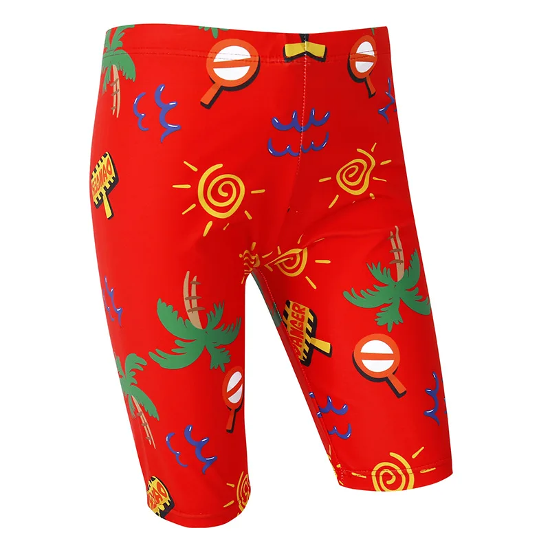 

2020 Children Swimming Trunks BOY'S Learn Swimming Capri Swimming Trunks Cartoon Pattern Long Swimming Trunks