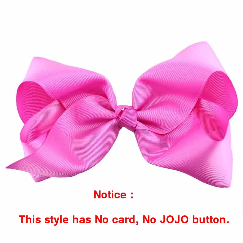 C10 8 дюймов Jojo Siwa банты с зажимом для волос большая заколка для волос детская ручная работа с радужной печатью Лента Узел Jumbo вечерние аксессуары для волос для девочек - Цвет: C10