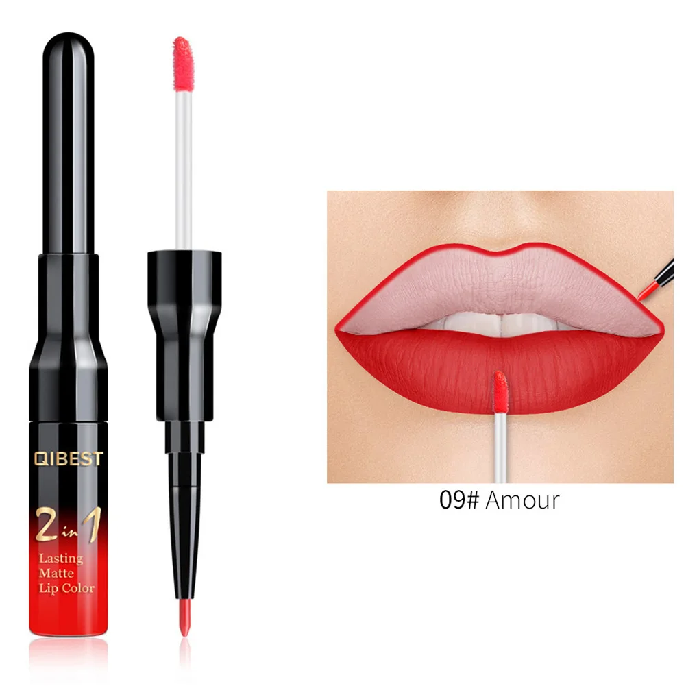 Материя цветной карандаш для губ тату макияж губная помада водостойкий блеск