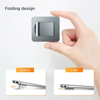 

Multifunctional Invisible Laptop Holder Mini PortableTablet Stand Adjustable Cooling Stand Foldable Holder For Laptop Notebook