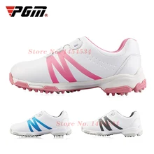 Аутентичная обувь для гольфа для мальчиков и девочек; детская водонепроницаемая обувь с пряжкой; сетчатая подкладка; сезон весна-осень; дышащая нескользящая обувь для женщин