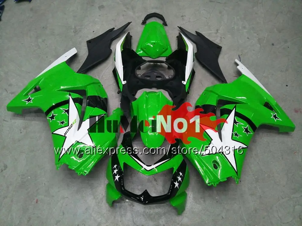 Комплект для KAWASAKI EX250 ZX250 R EX250R голубого цвета, с бесплатной доставкой 10MC. 110 ZX EX 250 250R ZX250R 2008 2009 2010 2011 2012 08 09 10 11 12 обтекатель - Цвет: No. 34