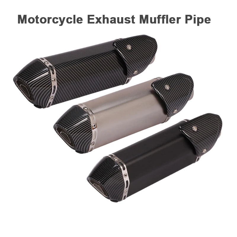 

Универсальная выхлопная труба 51 мм со съемным глушителем 370 мм выхлопная труба из нержавеющей стали для ATV уличного велосипеда