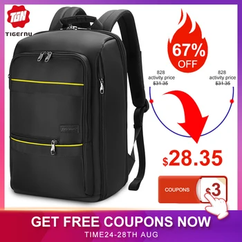 

Tigernu Backpack Men Casual Waterproof Laptop Bag School Bags For Teenager Male Travel Luggage Bag High Quality Sport Backpacks
