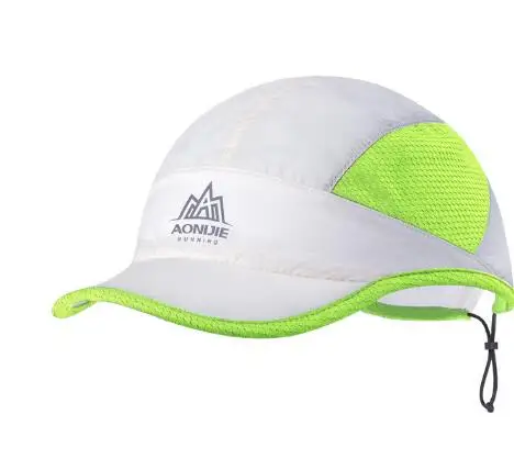 E4099 Green AONIJIE, уличная шляпа для мужчин и женщин, легкая Солнцезащитная шляпа для марафона, кепки для бега, альпинизма, кемпинга, пешего туризма - Цвет: E4099 Green