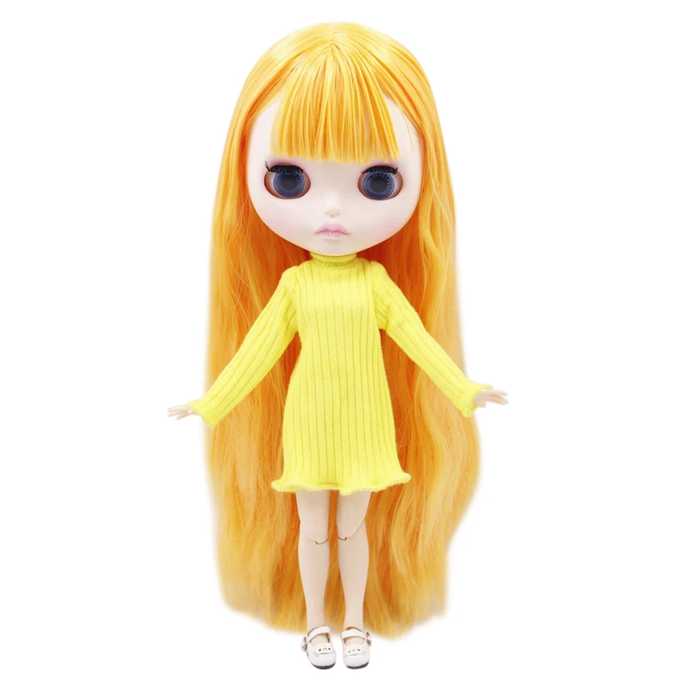 Шарнирная кукла ICY 1/6 с матовыми резными губами белой кожей и 4 цветными глазами |