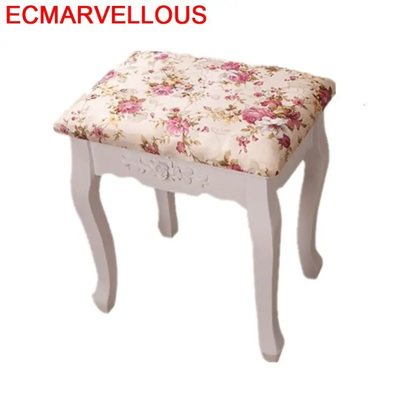 

De Rangement Step Vanity Chair Kid Furniture Banquinho Tabure Vestidor Penteadeira Camarim Poef Taburete Ottoman Tabouret Stool