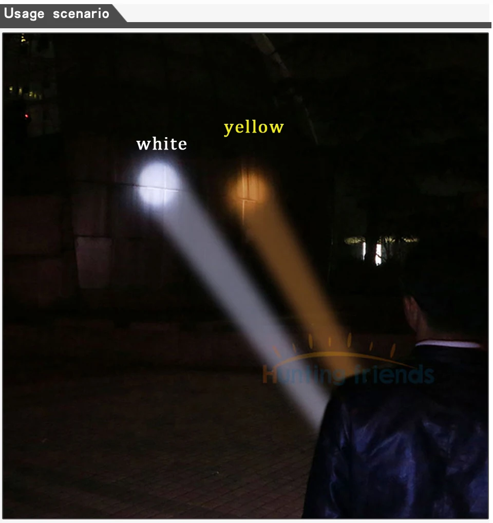 手枪手电筒黑色修改_11