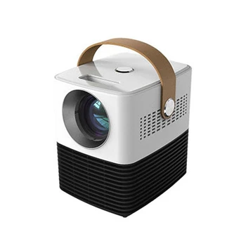 

LED Mini Projector Pocket 1080P Home Theater Projector with HDMI USB,Video Beamer for Mobile Phone Home Cinema(EU Plug)