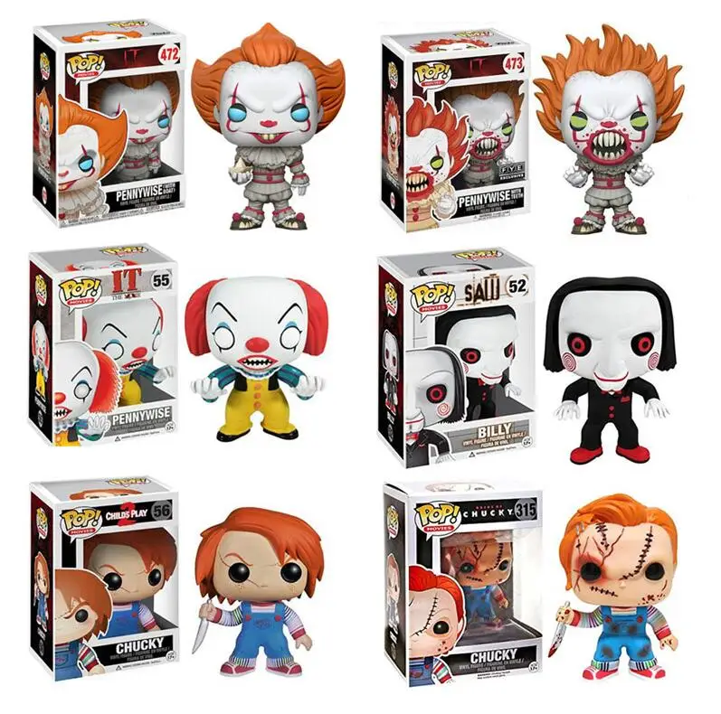 Funko Pop фильмы Стивен Кинг It Джокер клоун Коллекционная модель детские игрушки для