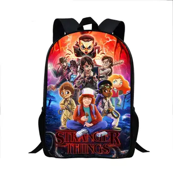 

Stranger Things Backpack Preschool Bookbag Mochila Luminous School Bags for Children Boys Girls