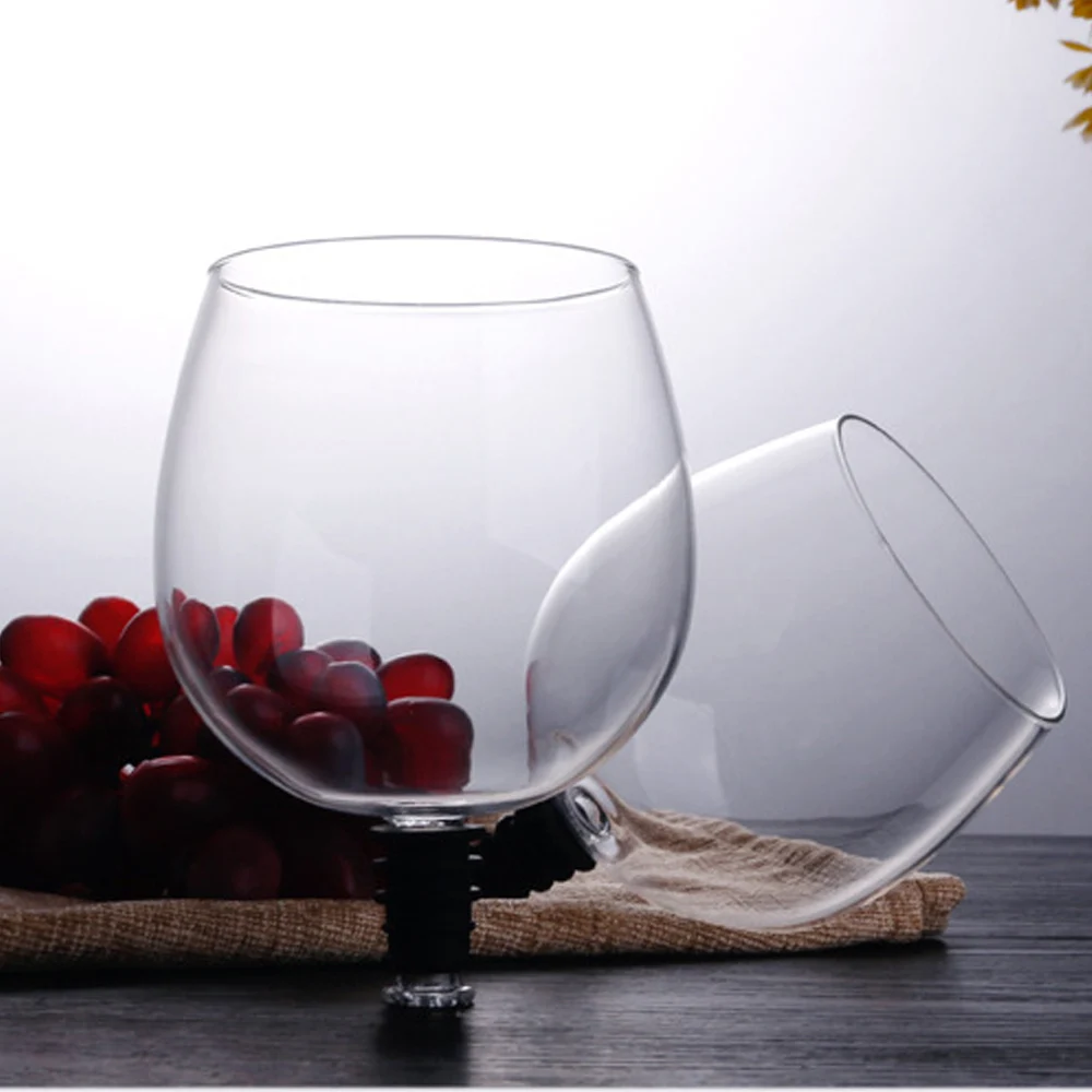 Креативный бокал для красного вина, барная посуда, прозрачный прямой для питья вина, графин, бокал es, упакованный в винную бутылку, пробка барный инвентарь