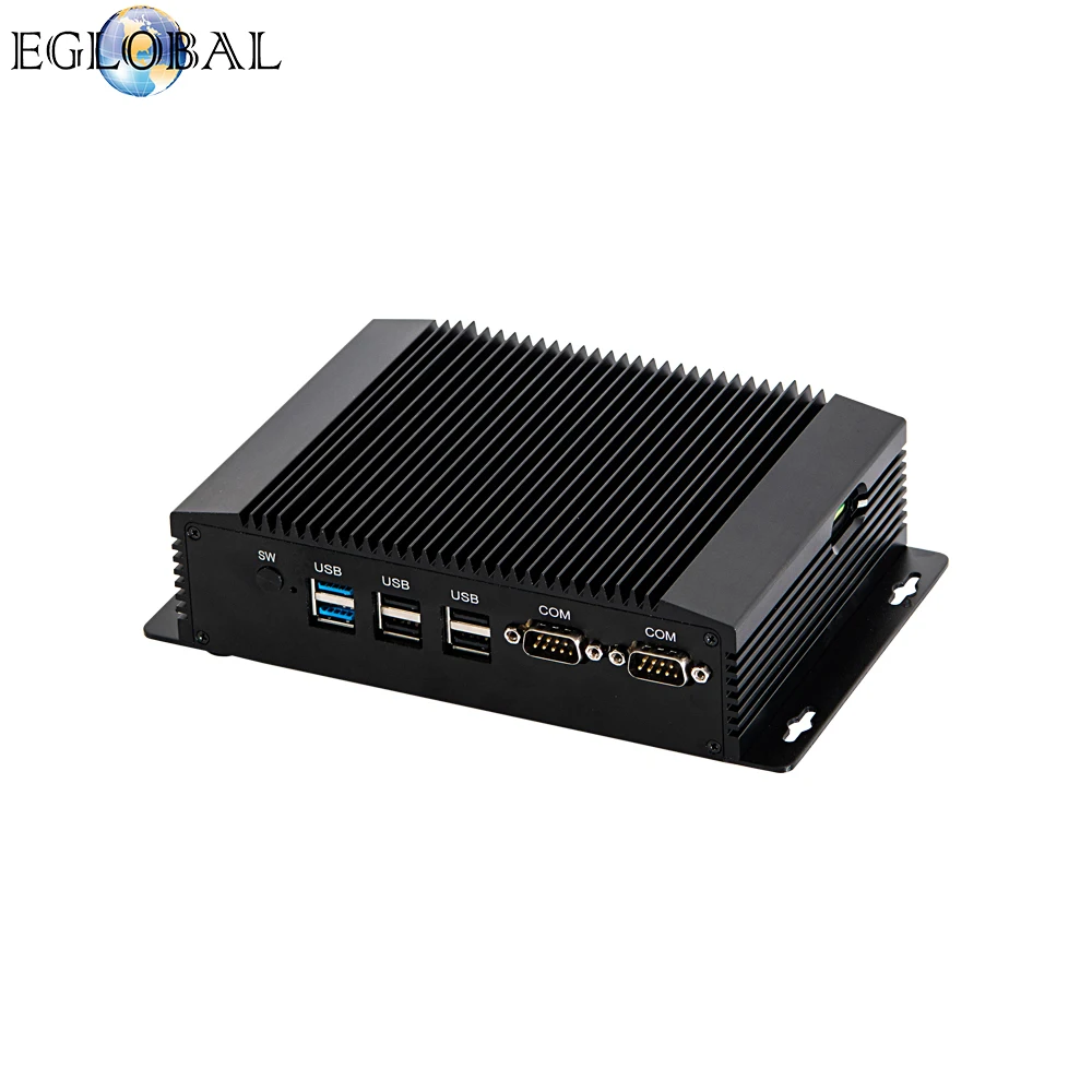 Eglobal небольшой промышленный компьютер intel celeron j1900 четырехъядерный процессор с HDMI