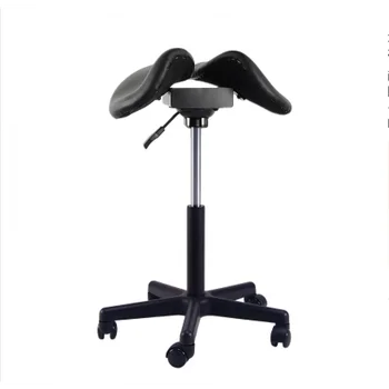

Comfortable Adjustable Saddle Stool Seat Furniture Ergonomic Medical Office Saddle Chair Rolling Swivel Chair for HomeDental