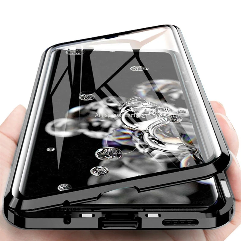 Funda de Metal de adsorción magnética para móvil, funda para Huawei Mate 40 30 20 P40 P30 P20 Pro Honor 30s 30 20 20i X10 9X 8X Nova 7 SE