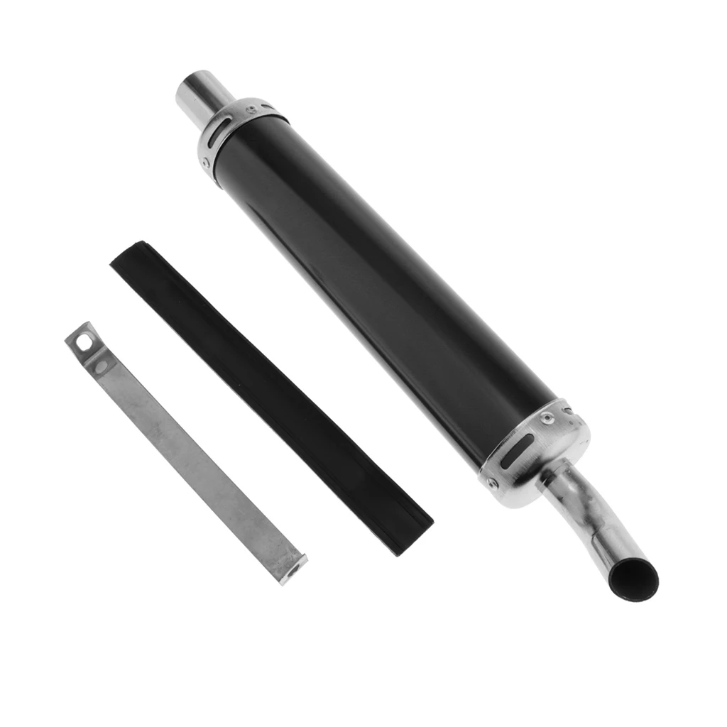Motorcycle Exhaust Muffler Pipe Modified for 50/70/90/110/125/140/150CC Dirt Bike, Scooter, ATV, Quad