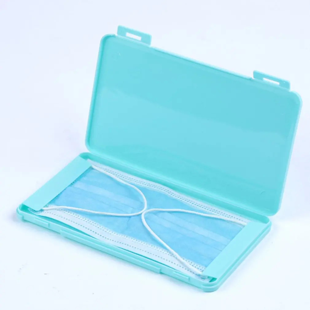 

PP Mask Storage Box mask holder Portable Dust-Proof Moisture-Proof Children's Student Mask Box Available in multiple colors