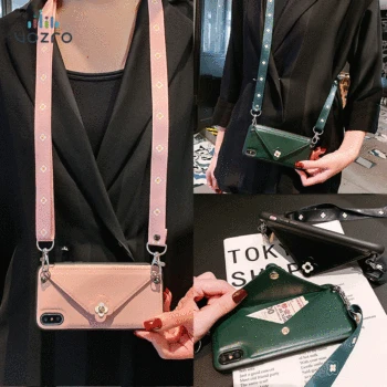 

For Samsung Note9 10Case Fashion Card Package Is SPlus Pro Leather Can Carried For Iphone11 Se 7 8Plus 6s 6 X S XR Pro Max Case