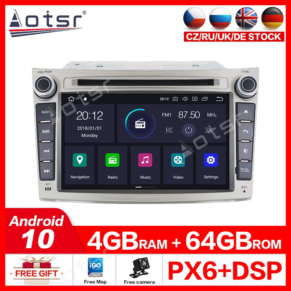 Aotsr Android 10 0 GPS навигация автомобильный DVD плеер для Subaru Legacy Outback 2009-2014 мультимедиа