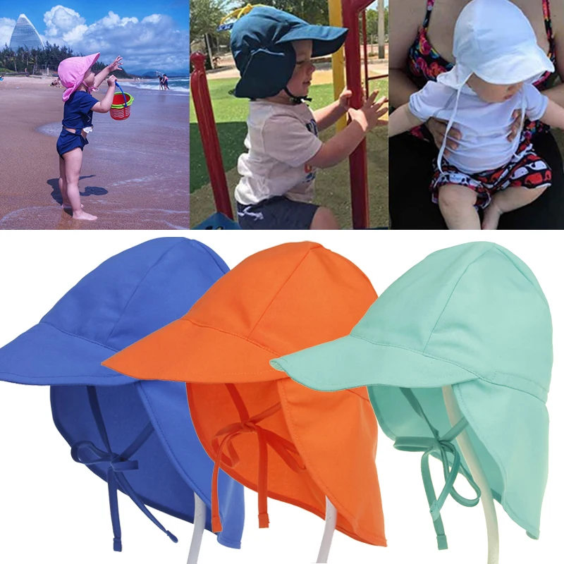 

UV Protection Sun Hat Unisex Newborn Infant Toddler Kid Baby Boys Girls Summer Beach Fisherman Hats Outdoor Cotton Bucket Caps