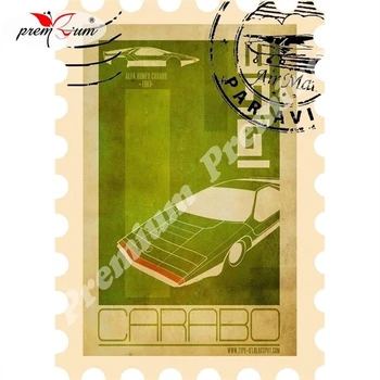 

Fridge magnet souvenir Alfa Romeo Репринт винтажного плаката