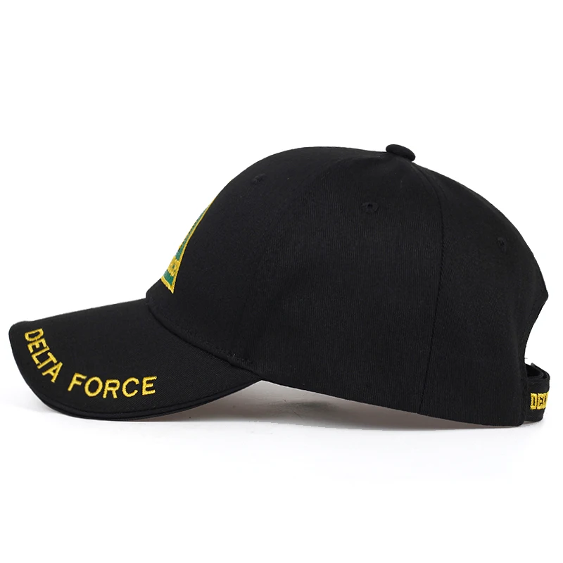 Высокое качество DELTAFORCE вышитая бейсболка модная кепка s для мужчин и женщин Регулируемая шапка для спорта на открытом воздухе хлопковые шапки
