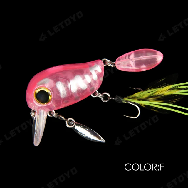 LETOYO Floating Fishing Lure Crank 40mm 8g Freshwater Bass Crankbait Surface Artificial Hard Baits With Spoon Wobblers Wake Bait F