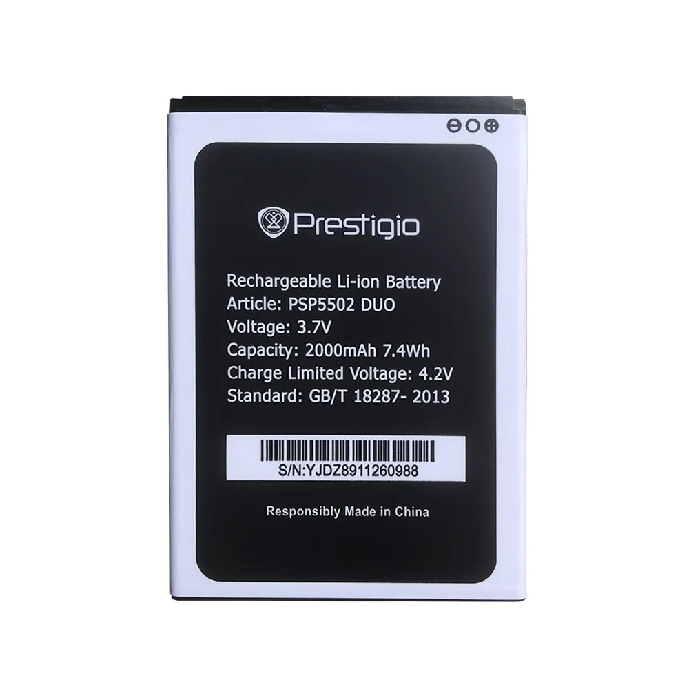 Аккумулятор для телефона 3 7 в 2000 мАч PSP 3507 5502 Prestigio Wize N3 3507DUO DUO 3508 5502|Аккумуляторы