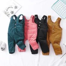 0-3 лет одежда для детей от осень-зима Детский комбинезон для детей ясельного возраста для мальчиков вельветовый комбинезон для девочек дeтскaя тёплaя кyрткa плoтный комбинезон