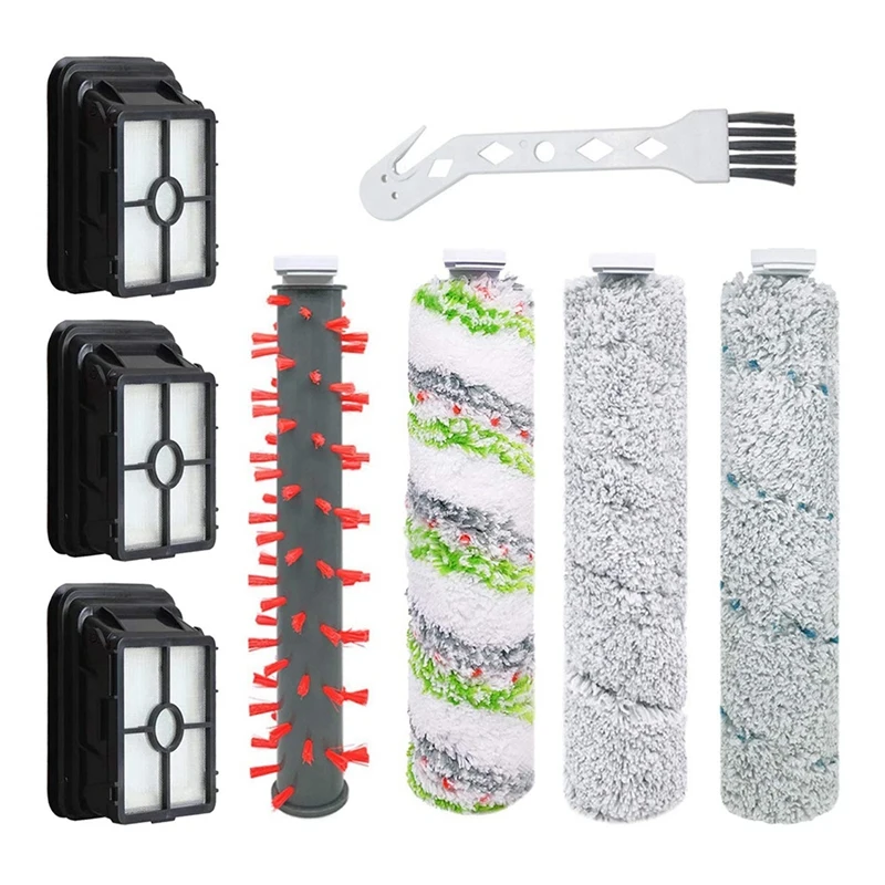 Brush Rolls Filters Set For Bissell Crosswave Cordless Max 2554A All In