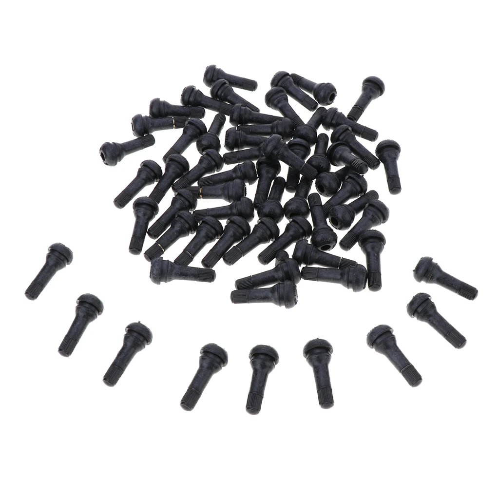WINOMO TR-412 Rubber Snap-in Valve Stems Shorty Tire Tyre Valve Stems for Car Truck 8 Pack