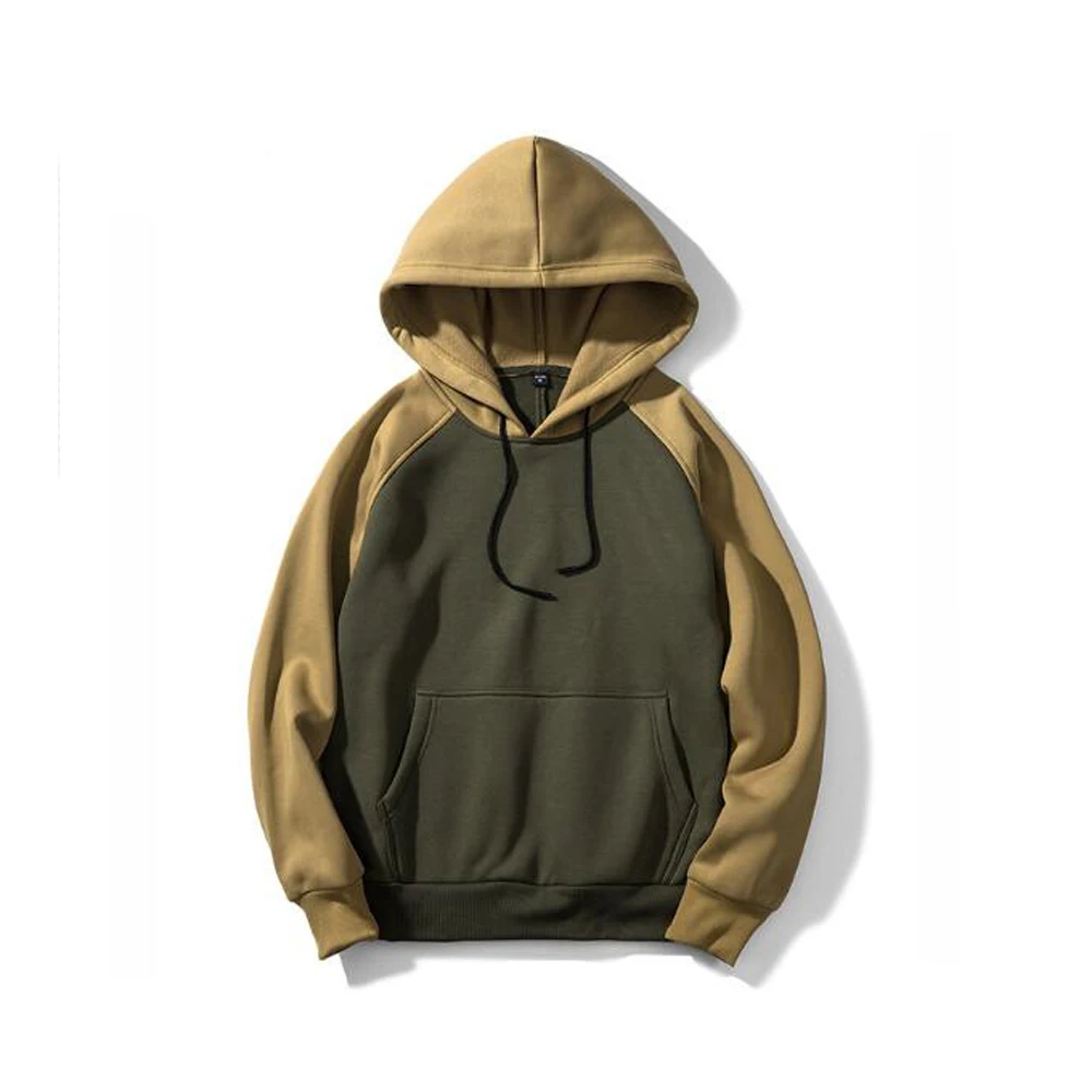 New Men Casual Harajuku Sweatshirt Hoodies Male Solid Color Pullover Tops Spring Autumn Fashion Mens Hooded Sweatshirt Clothing