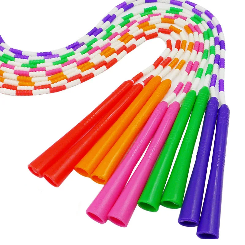 Jump Rope Tangle Free Flexible Soft Beaded Segment Skipping Rope