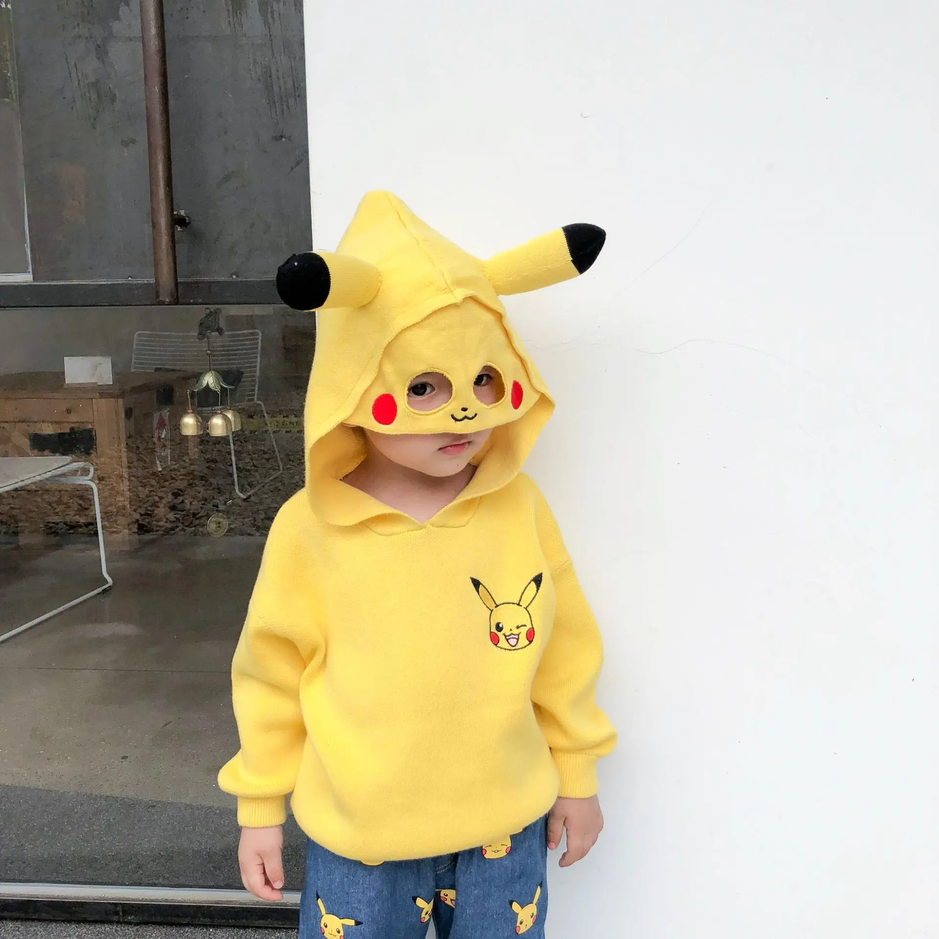 Tonytaobaby Autumn and Winter Clothes New Boys and Girls Children's Wear Children's Hooded Sweater Cartoon Cute