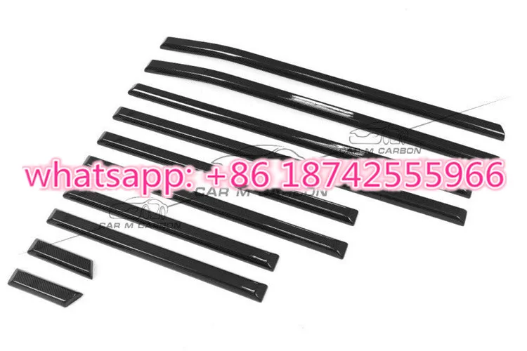 G класс w463 G63 сухой углерод finber боковой молдинг планки для G350 G400 G500 G55 G63 G65 углерода боковой молдинг отделка комплект