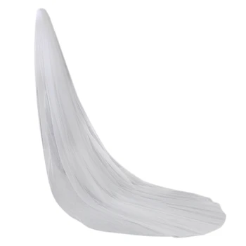 

Elegant Wedding Accessories 3 Meters 2 Layer Wedding Veil Simple Bridal Veil with Comb Wedding Veil