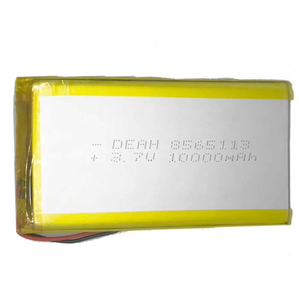 

Original size Battery 10000mAh 8565113 Battery for Tablet DVD GPS Medical Device PDA E-book Battery