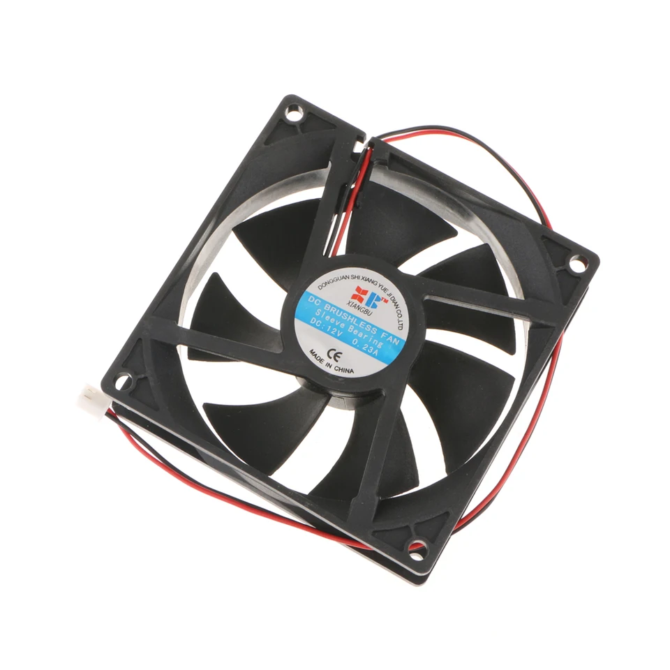고속 PC 컴퓨터 무소음 냉각 케이스 팬, DC12V 2P 노트북, 92x92x25mm